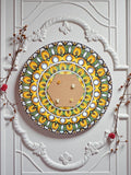 20" Hand-Painted Mandala Bulletin Board: Bee Themed