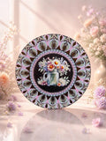 16" Floral Jar Mandala – Hand‑Painted Mandala Art